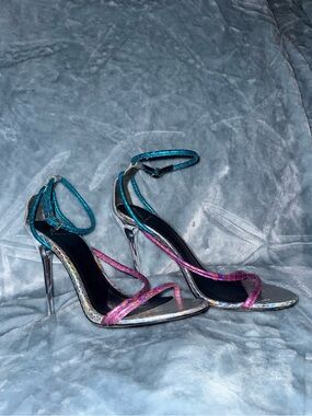 B Brian Atwood hologram heels